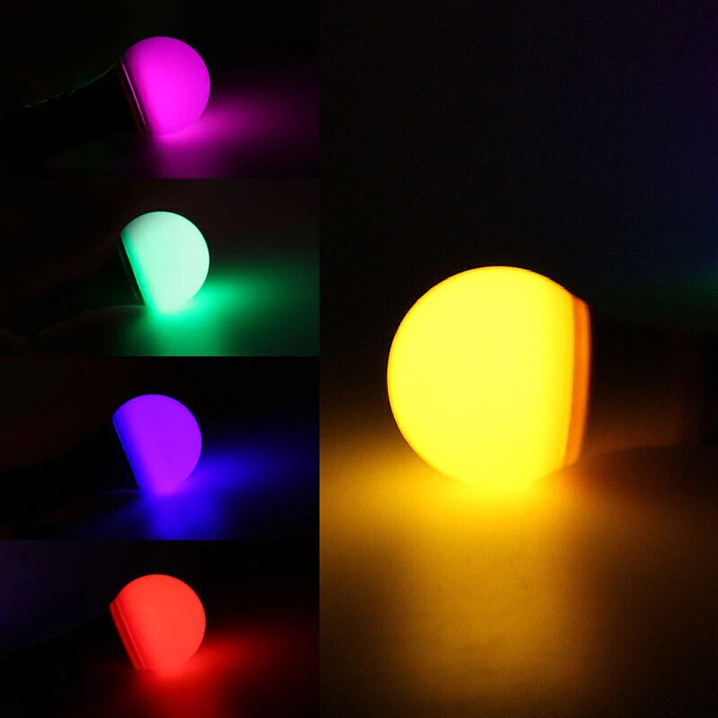 E27 LED 5W Coloured Light Bulbs A60 For Festoon Party Lights Outdoor Lamp Xmas - Image 2 of 4