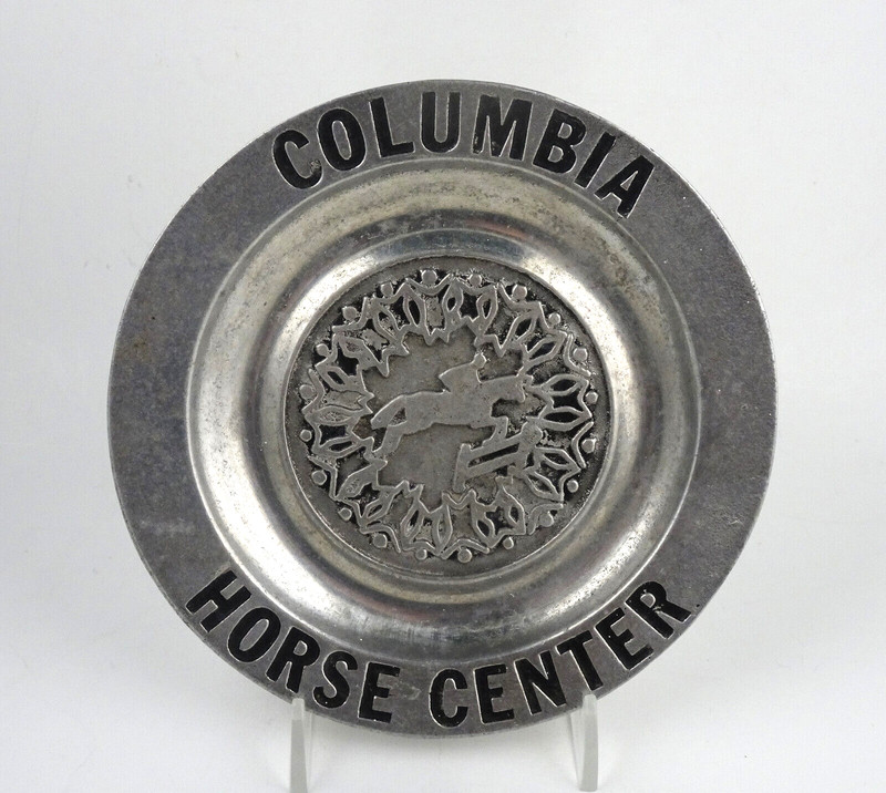 Pewtarex Columbia Horse Center Laurel Plate Olde Country Reproductions York PA
