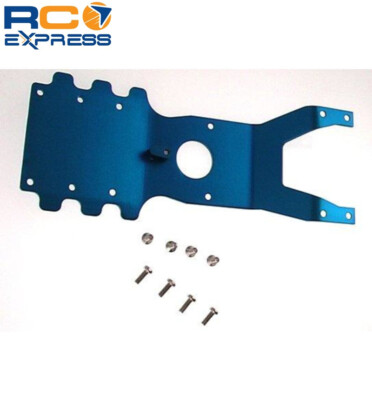 GPM Racing Monster Gt Blue Aluminum Front Skid Plate W/Steering Mount AGM1331F