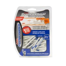 Pride Performance PTS Golf Tees 3 1 4 Inch White 40 Count Low Resistance Tips