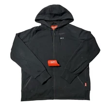 Milwaukee Jacket Men's Large Black M12 Heated Gear Thermal Full Zip Sweatshirt