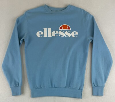 Ellesse Manzanillo Crewneck Sweatshirt Sky Blue Women's Size XS
