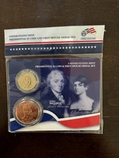 U.S. Mint Presidential $1 Coin and Spouse Medal Set: James & Elizabeth Monroe