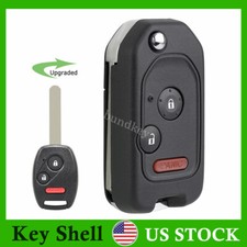 Upgraded Flip Key Shell Remote Case Fob 3b For Honda Accord Civic Crv Polit Fit
