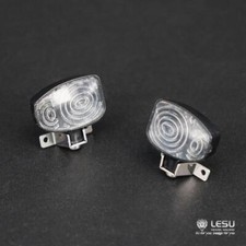 Faro proiettore anteriore LESU LED per fai da te 1/10 cingolato 1/14 RC trattore camion modellino auto