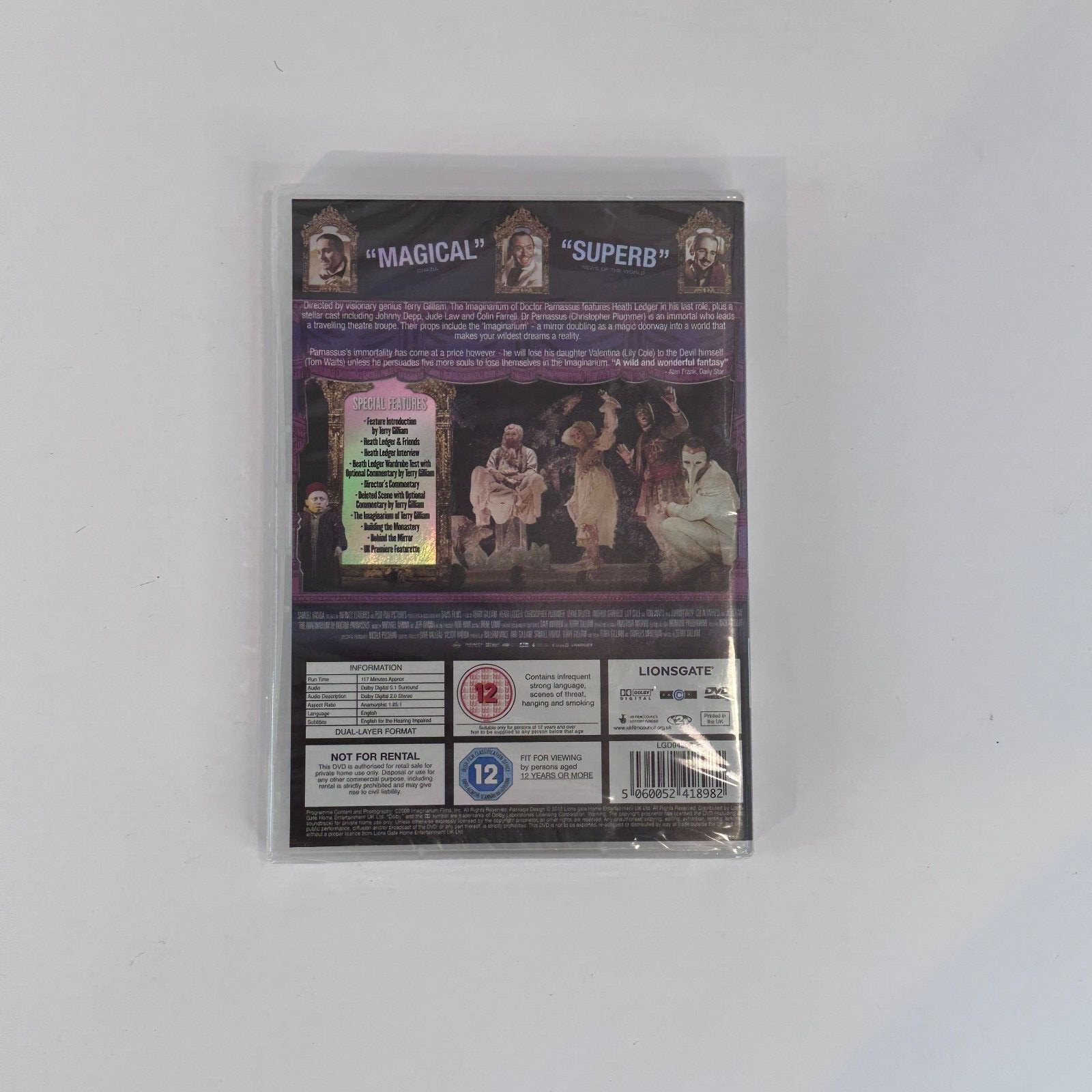 The Imaginarium of Doctor Parnassus [DVD], New, DVD, FREE & FAST Delivery image 2