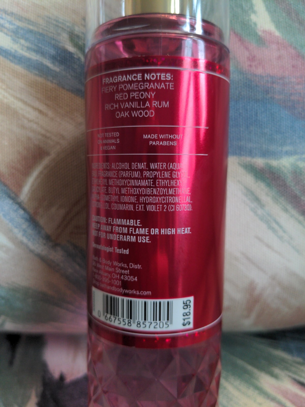Bath & Body Works FOREVER RED Fine Fragrance Body Mist 8 Oz eBay