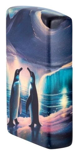 BRIQUET ZIPPO ESSENCE NEUF - PINGOUINS PREMIUM - GLOW IN THE DARK ( Tempete ) - Photo 9 sur 10