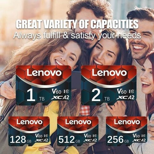 Karta pamięci Lenovo 2TB High Speed Micro TF SD Card V60 U3 TF C - Zdjęcie 8 z 11
