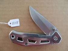 Gerber Airlift Folding Pocket Knife - Silver - Plain Blade  - Very Good