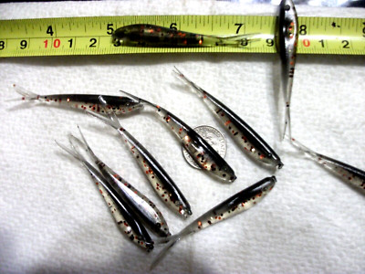 200-2 1/4'' crappie-panfish-jig-grubs-bait-lures-split tails-minnows-flukes-scent