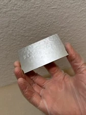 Metal ATM Card w/magnetic stripe Mirror Silver Color Metal Credit Card, Engrave