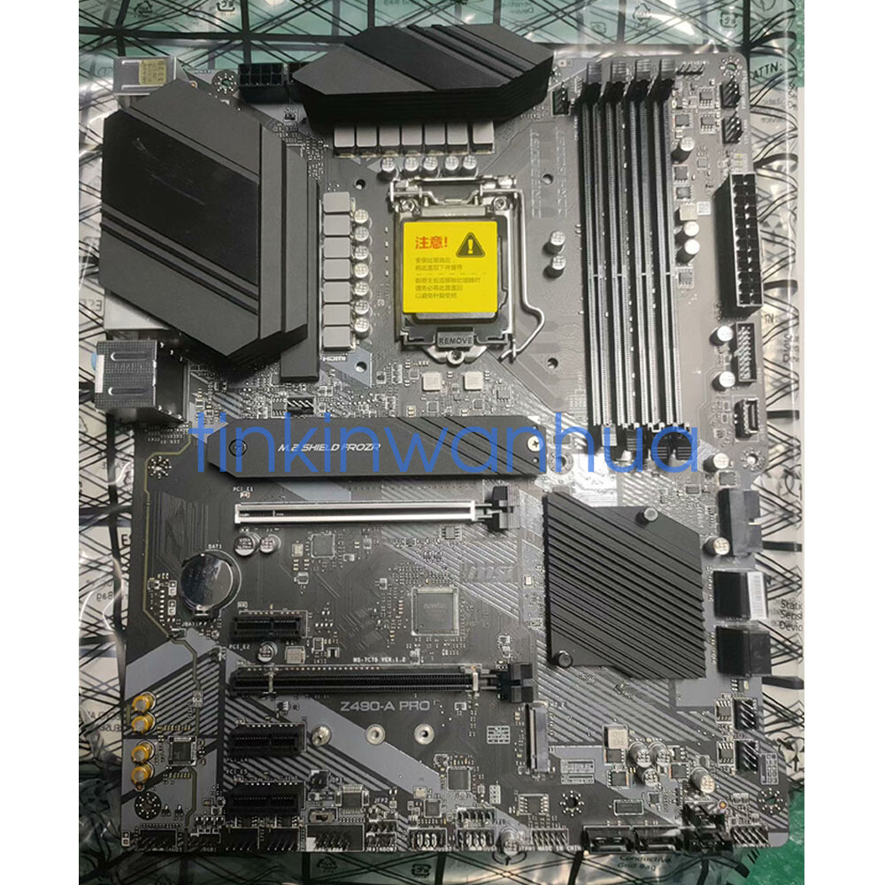 For MSI Z490-A PRO Motherboard DDR4 PCI-E3.0 2×M.2 6×SATAIII