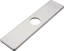 Brushed Nickel Faucet Hole Cover Stainless Steel For Kitchen And Bathroom Sinks