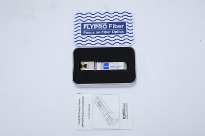 FLYPRO Fiber SFP-10GT-CS-30M Optical Transceiver Module