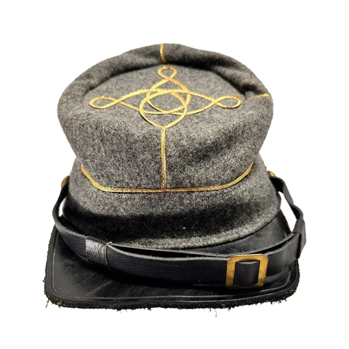 1860’s Confederate Kepi Authentic Grandaddy's Grampa Attic Find Estate Sale Rare