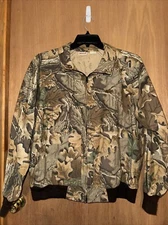 Vintage Woolrich Advantage Camouflage Woods Jacket Size L Made In USA