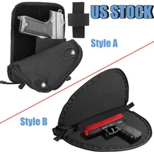 Pistol Gun Holster Concealed Carry Gun Pouch Pack Waist Pocket with Belt Loops