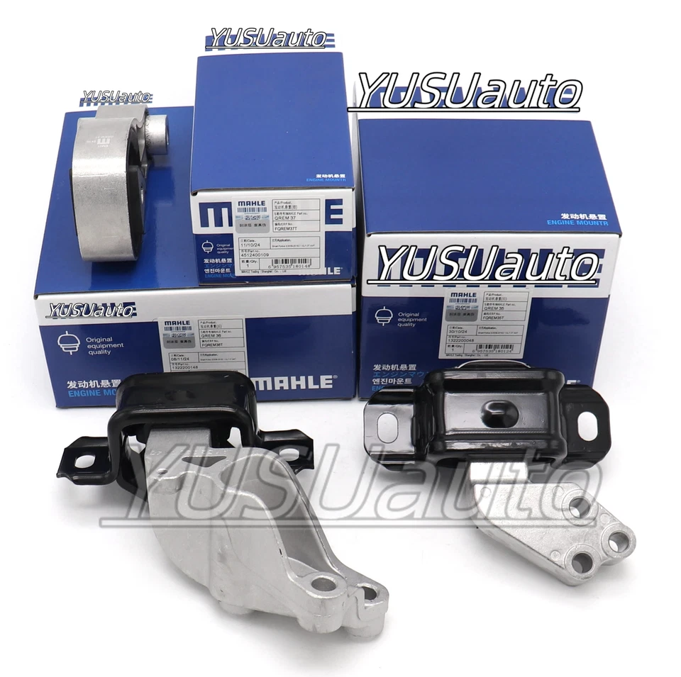 Montaje de motor y transmisión MAHLE 3x genuino para Smart Fortwo 2008-2015 1,0 L Foto 4 de 4