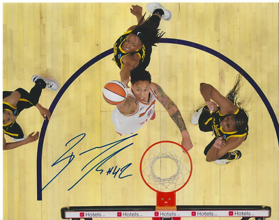 ブリトニー・グライナー直筆サイン入り超大型写真 … BRITTNEY GRINER Signed 8 x 10 Photo WNBA Basketball PHOENIX