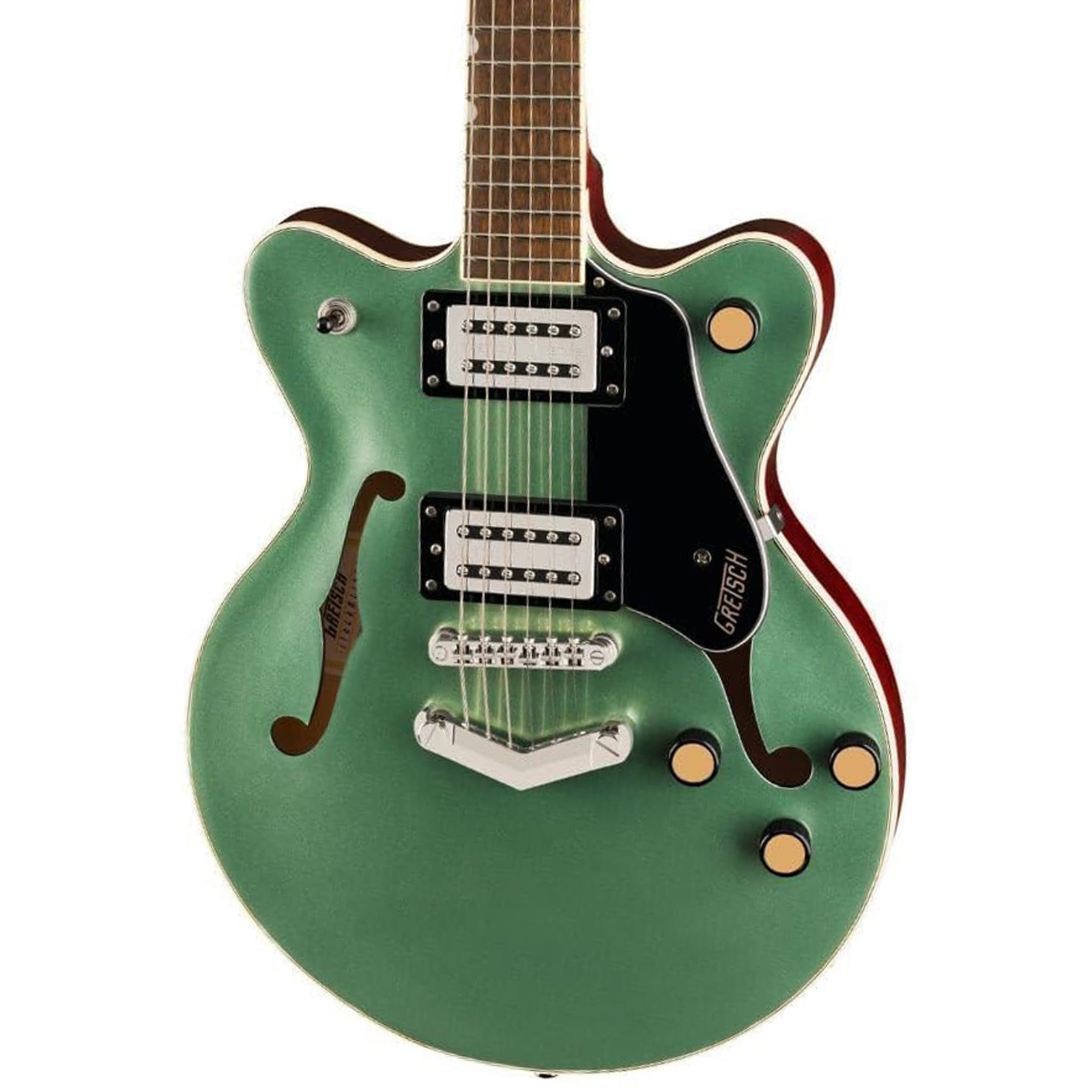 Гитара Gretsch G2655 Streamliner Center Block Jr с двойным вырезом - Сталь оливкового цвета 82290₽