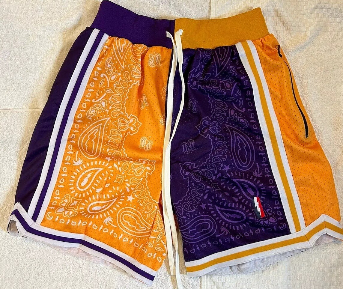ウェア Collect & Select LAKERS SWINGMAN SHORTS Collect + Select Swingman Shorts “WHAT THE Lakers” - Men's