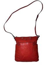 MARC BY MARC JACOBS RED LEATHER CROSSBODY BAG