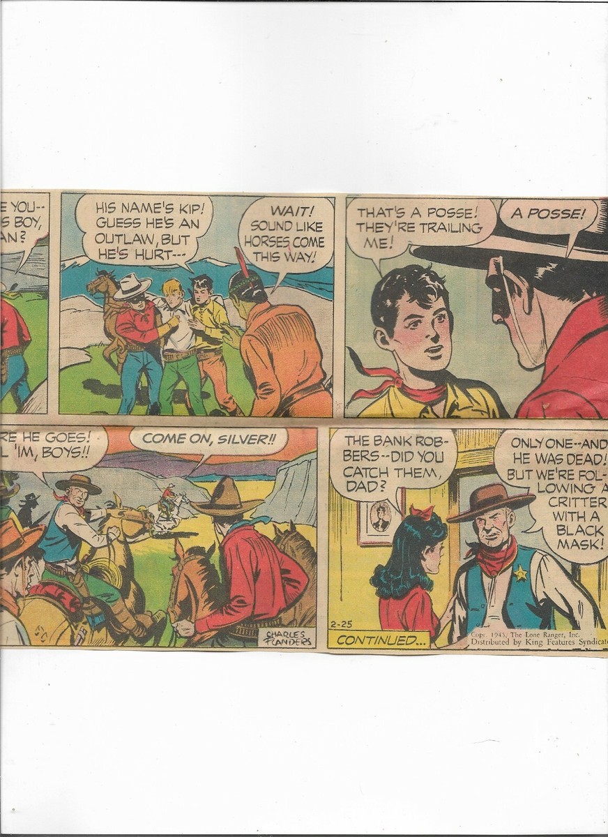 Lone Ranger Comic Book 1945