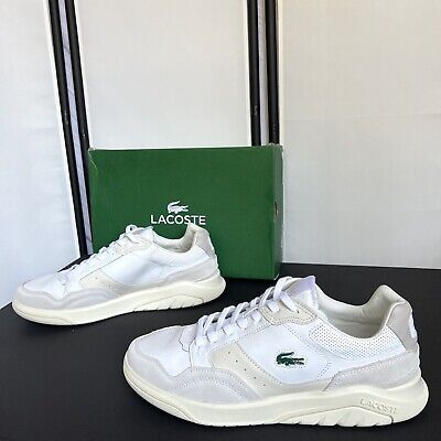 Lacoste Game Advance Luxe 0721 1 SMA Mens Off White Trainers