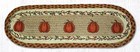 BRAIDED JUTE STAIR TREAD SETS. OVAL COUNTRY STAIR TREADS. GINGERBREAD MEN