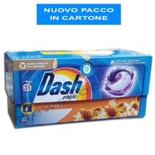 DASH PODS DETERSIVO LAVATRICE CAPSULE MONODOSI LAVAGGIO AMBRA NUOVO PACCO