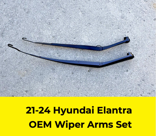 21-24 Hyundai Elantra Front Left & Right Windshield Wiper Arm Set OEM