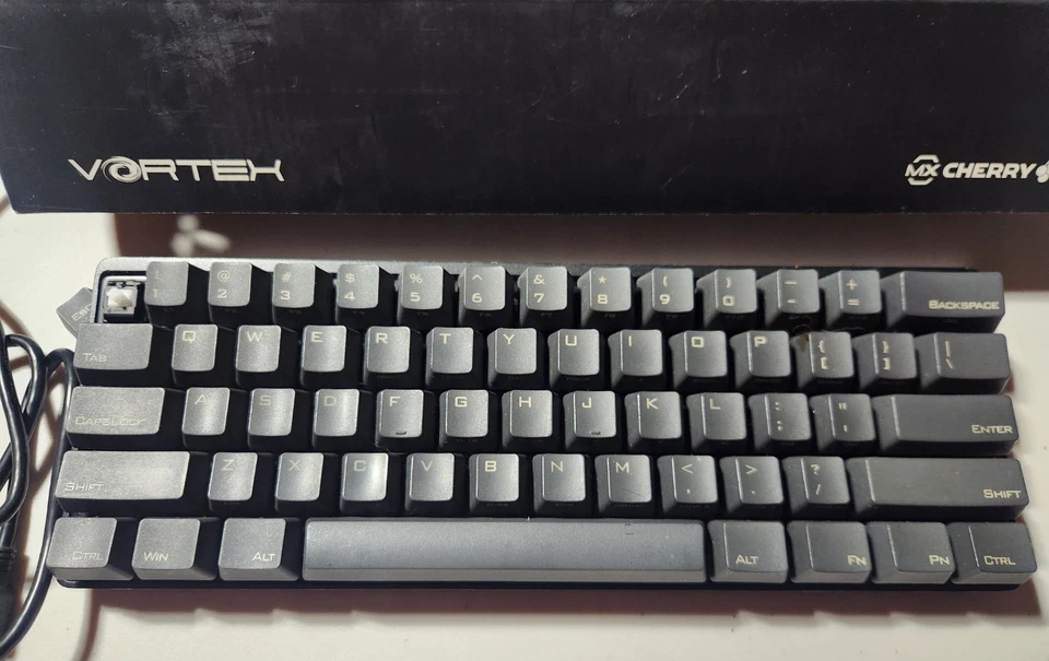VORTEX POK3R Black Keyboard Model VTG-6100-Tested Working Computer Gaming Black - Image 2 of 4