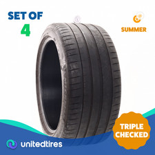 Set Of 4 Used 32535zr22 Michelin Pilot Sport 4 S Mo1 114y - 6-832 18sl7 Set Of 4 Used 32535zr22 Michelin Pilot Sport 4 S Mo1 114y - 6-832 18sl7