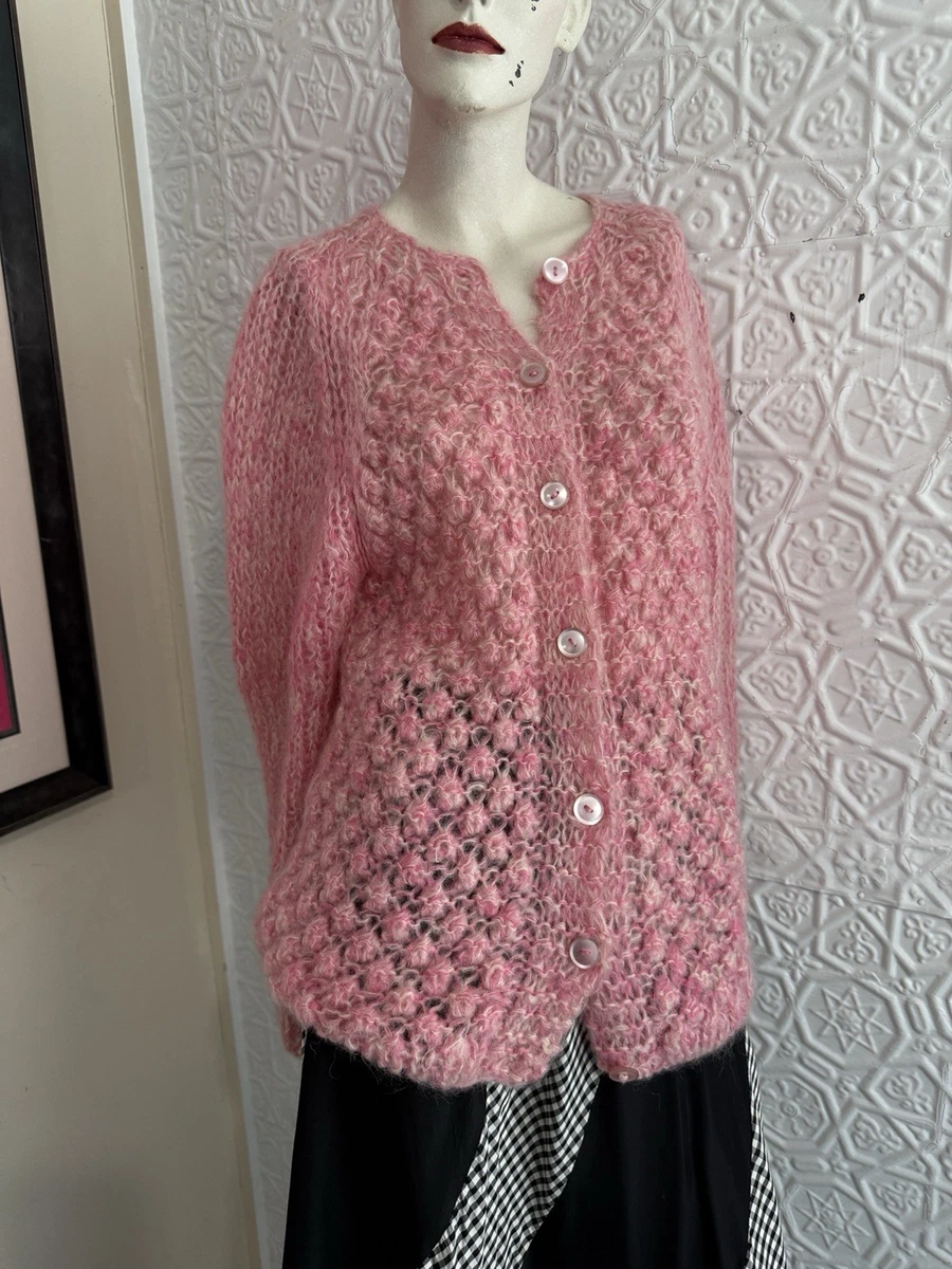 Vintage Mohair Cardigan Indiana Women's Vintage Sweaters for sale