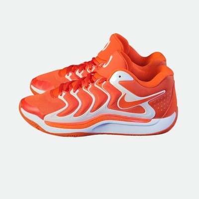 Men's Nike KD 17 TB Team Orange White Basketball Sneakers Size 9 FV1307-800