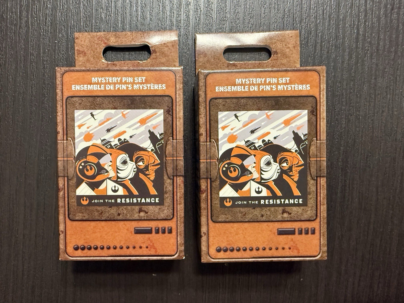Disney Parks Star Wars Trading Pins The Resistance 2 Pin Mystery Box Set Of 2