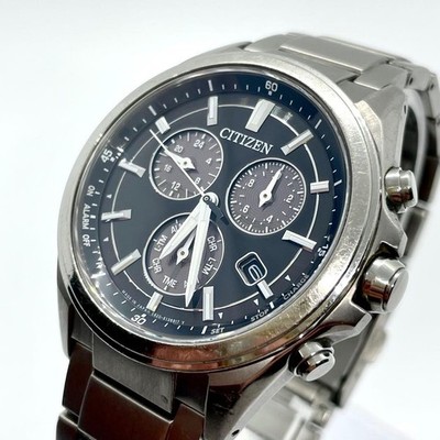 Citizen Attesa E820-S096081 Solar Radio Controlled Chronograph Titan 39mm
