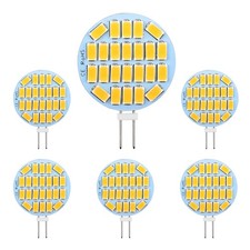 SCNNC LED Leuchtmittel G4 3 Watt AC/DC12V Naturweiß 4000K 300LM 24x5730 SMD