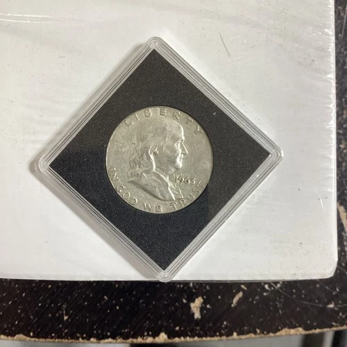 1963 Franklin Half Dollar Silver Coin Liberty Bell Design 50C XF Condition