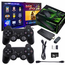 45000+ Retro Videospielkonsole 4K HD TV Spiel Stick mit.2 Wireless Controller DE