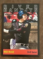 Rio Ruiz 2013 Topps Heritage Minors Black /96 River Bandits Astros #88