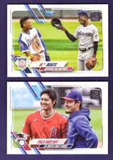 2021 Topps Update - 2 card combo w/ Ronald Acuna Jr & Shohei Ohtani