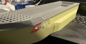 LEGO Legends of Chima Cragger's Command Ship Boat Hull & Deck 70006 Used