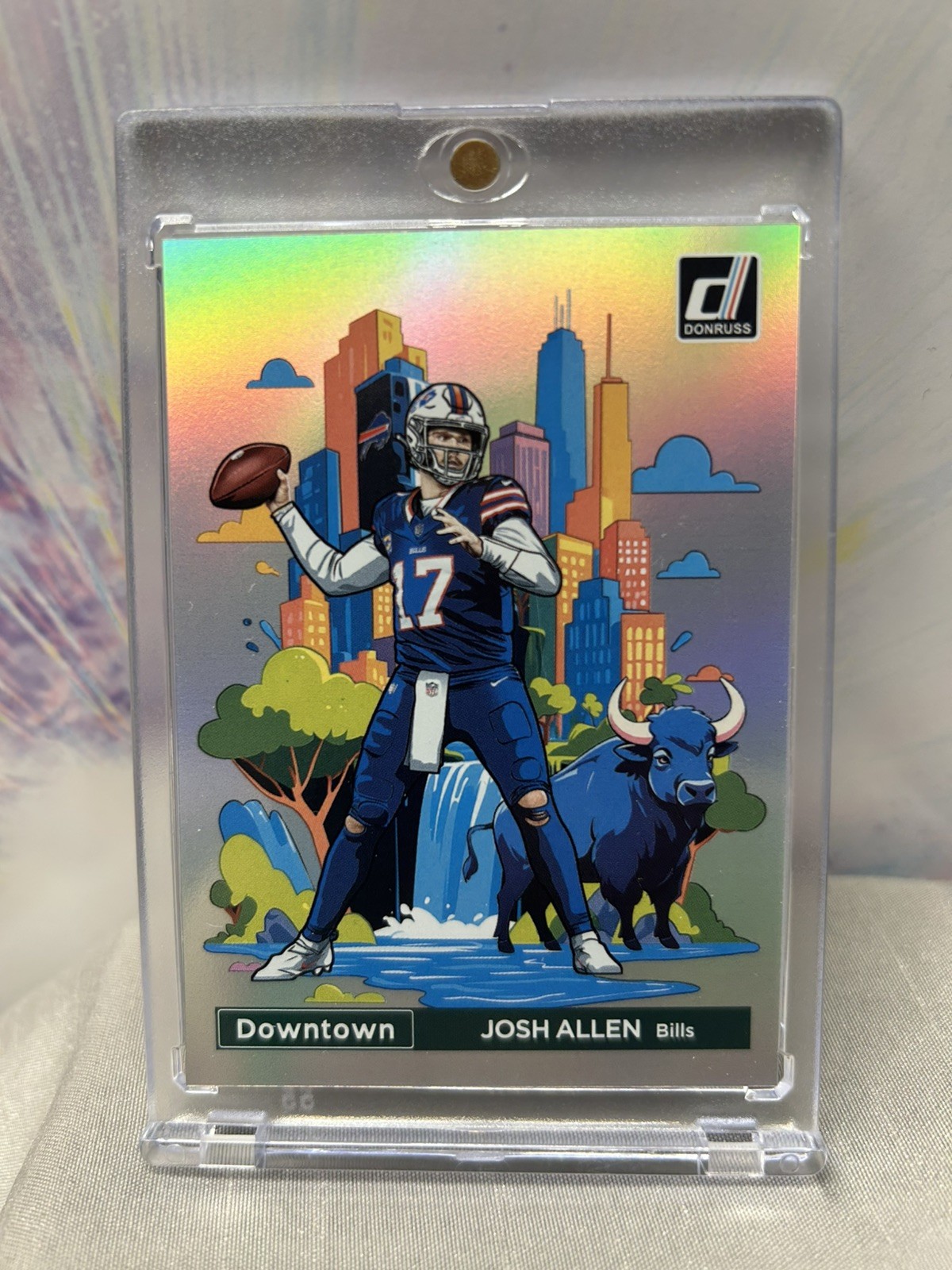 2024 Panini Donruss Downtown #2 Josh Allen SSP Case Hit 🦬 Bills