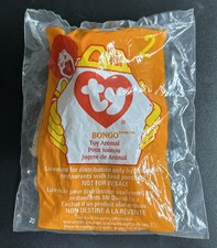 Ty Teenie Beanie Babies Bongo The Monkey 1998 McDonald's Happy Meal New