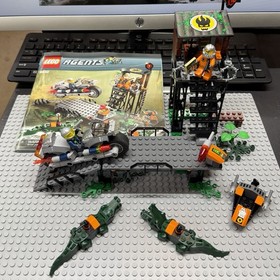LEGO Agents: Swamp Raid (8632) W/Manual And Minifigs Retired 2008
