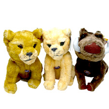 Disney Lion King Simba Nala Pumbaa Lot of 3 Sound Plush Kid Toy READ DESCRIPTION