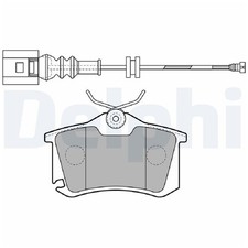 Satz Bremsbeläge Bremsklötze hinten für Skoda Octavia 1 1U2 1U5 2 1Z3 id86290