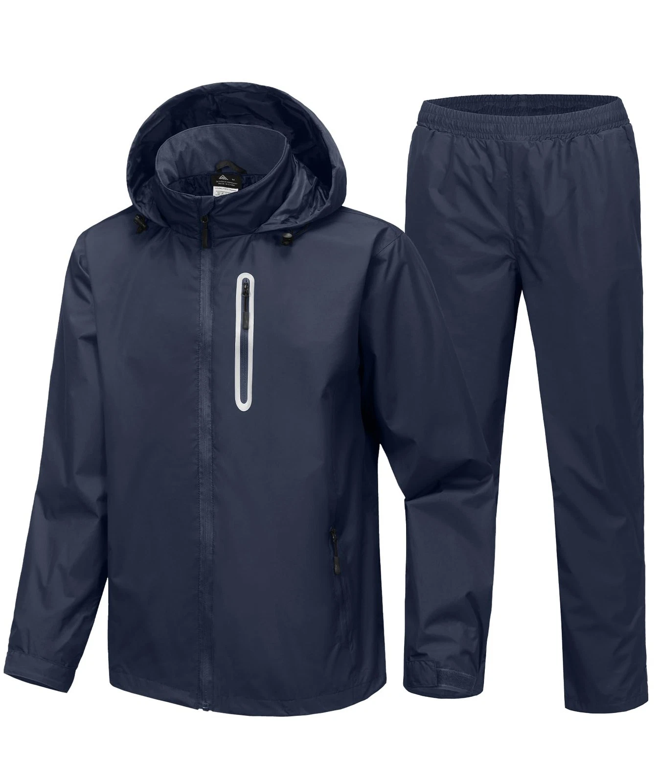 Men's Waterproof Golf Rain Suit Jacket & Pants, Lightweight Hooded, S5XL